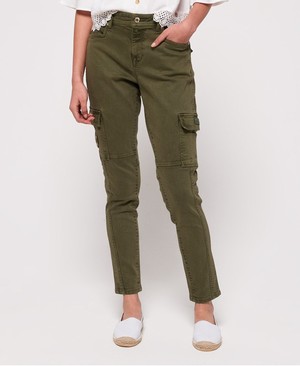 Superdry Daisey Skinny Cargo Női Nadrág Khaki | MROCY8541